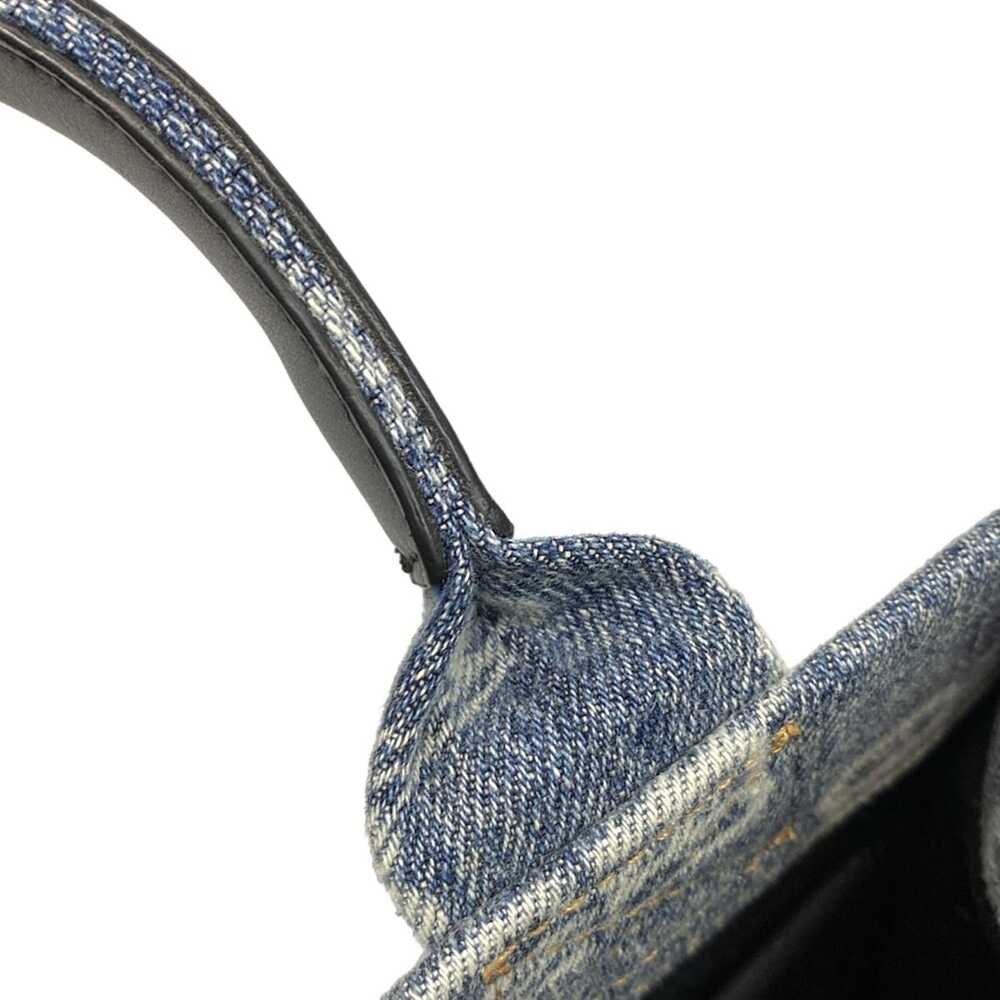 Balenciaga Hardware XS Tote Bag Tote Bag 693662 Light Blue Black Denim Leather - Picture 11 of 15